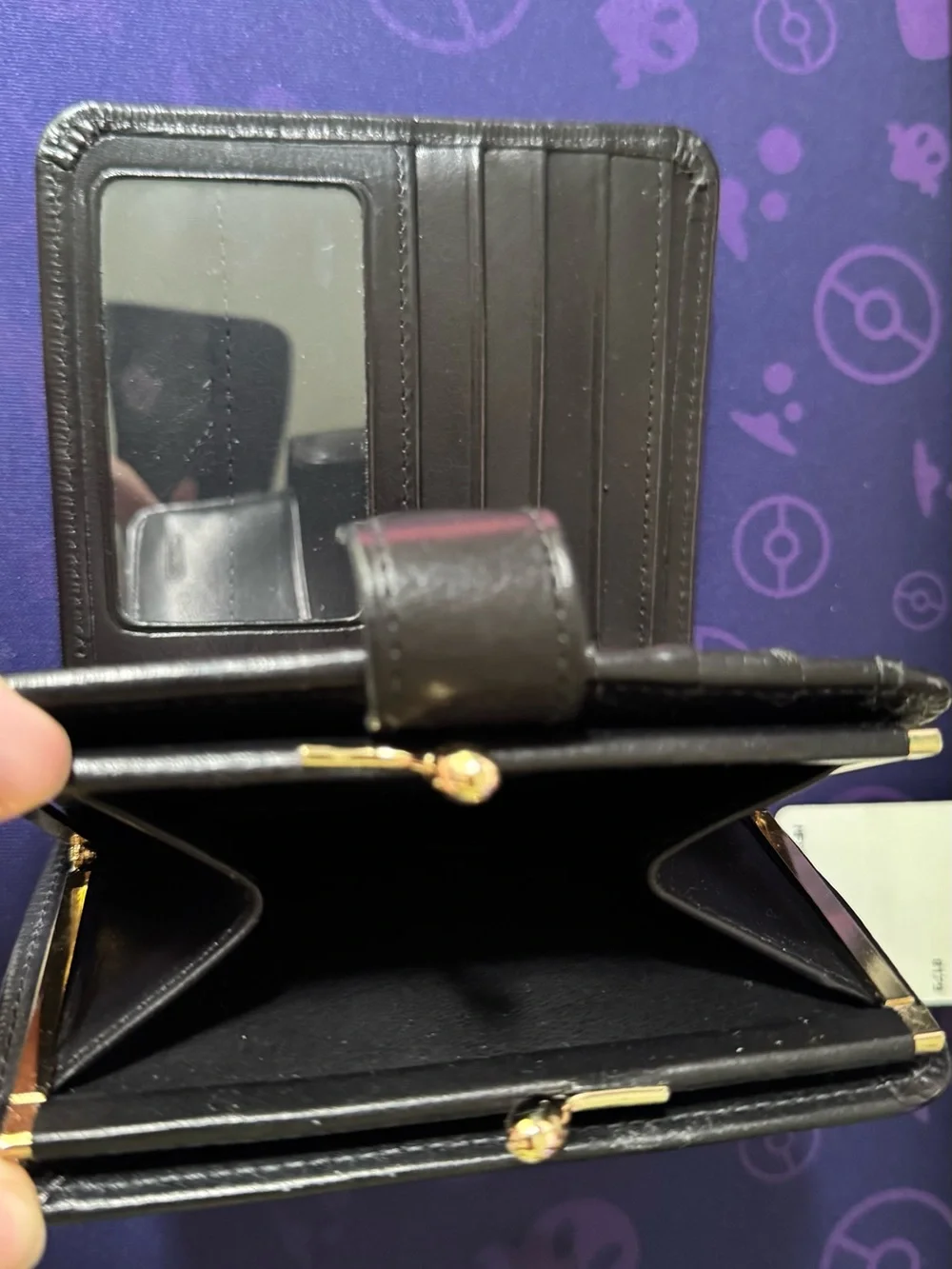 Coach Black Leather Bifold Wallet